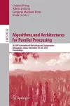 Algorithms and Architectures for Parallel Processing cover