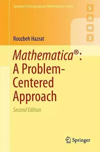 Mathematica®: A Problem-Centered Approach cover