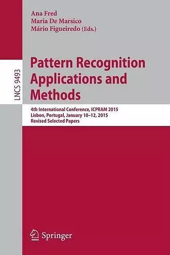 Pattern Recognition: Applications and Methods cover