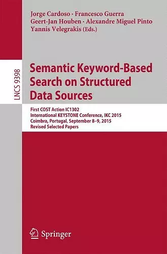 Semantic Keyword-based Search on Structured Data Sources cover