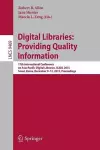 Digital Libraries: Providing Quality Information cover