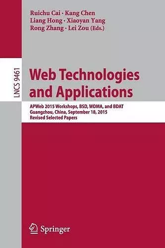 Web Technologies and Applications cover