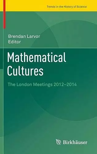 Mathematical Cultures cover