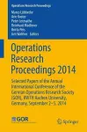 Operations Research Proceedings 2014 cover