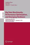 Big Data Benchmarks, Performance Optimization, and Emerging Hardware cover