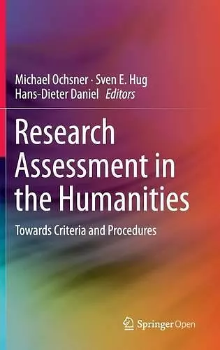 Research Assessment in the Humanities cover