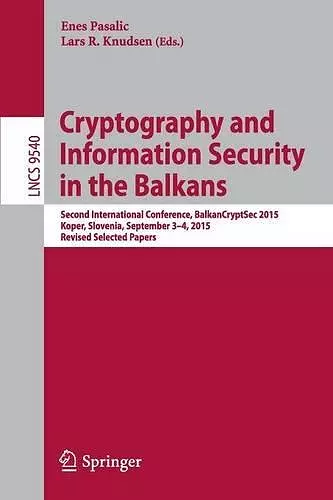 Cryptography and Information Security in the Balkans cover