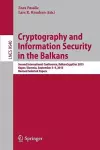 Cryptography and Information Security in the Balkans cover