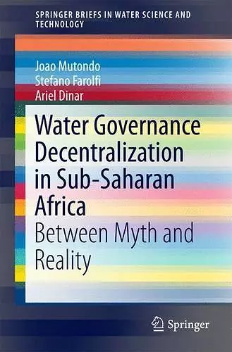 Water Governance Decentralization in Sub-Saharan Africa cover