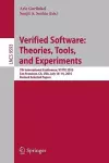 Verified Software: Theories, Tools, and Experiments cover