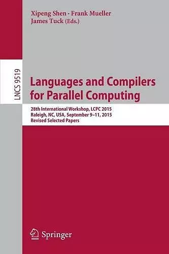 Languages and Compilers for Parallel Computing cover