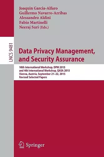 Data Privacy Management, and Security Assurance cover