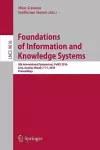 Foundations of Information and Knowledge Systems cover