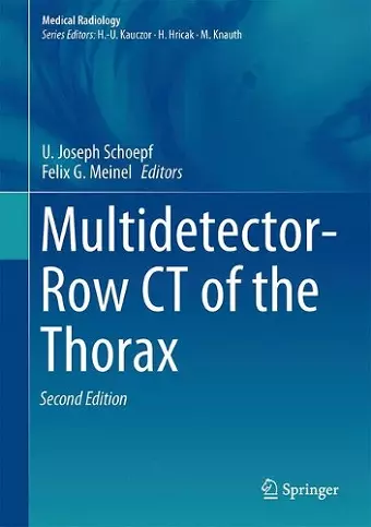 Multidetector-Row CT of the Thorax cover