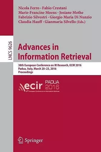 Advances in Information Retrieval cover