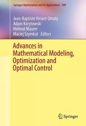 Advances in Mathematical Modeling, Optimization and Optimal Control cover