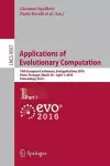 Applications of Evolutionary Computation cover