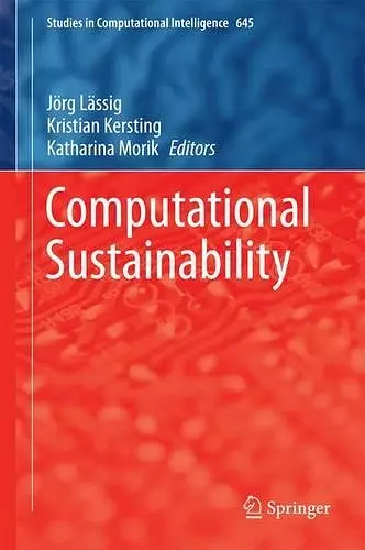 Computational Sustainability cover