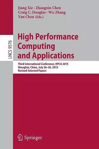 High Performance Computing and Applications cover