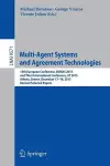Multi-Agent Systems and Agreement Technologies cover