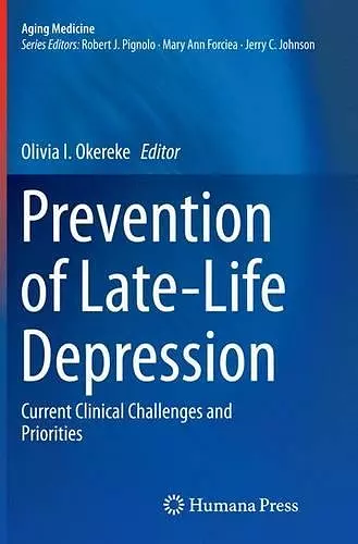 Prevention of Late-Life Depression cover