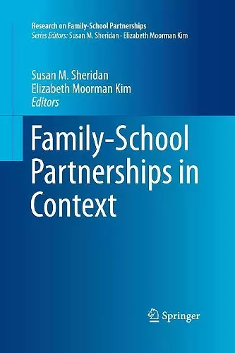 Family-School Partnerships in Context cover