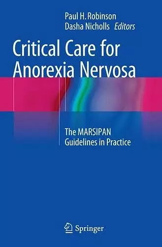 Critical Care for Anorexia Nervosa cover