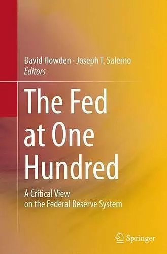 The Fed at One Hundred cover