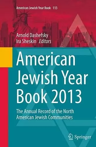 American Jewish Year Book 2013 cover