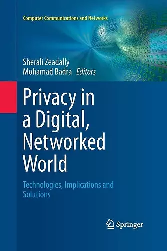 Privacy in a Digital, Networked World cover