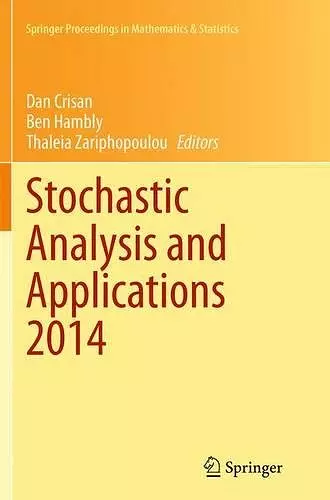 Stochastic Analysis and Applications 2014 cover