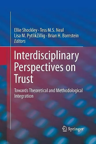 Interdisciplinary Perspectives on Trust cover