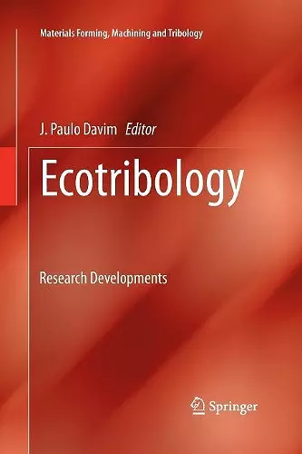 Ecotribology cover