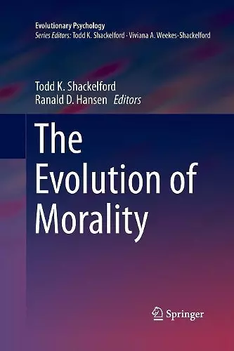 The Evolution of Morality cover