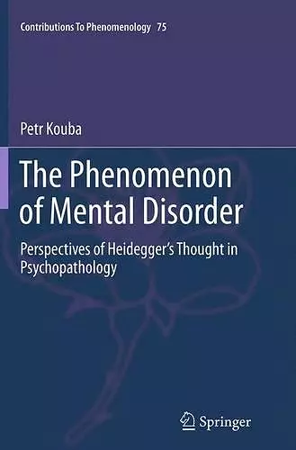 The Phenomenon of Mental Disorder cover