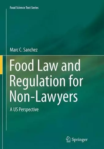 Food Law and Regulation for Non-Lawyers cover