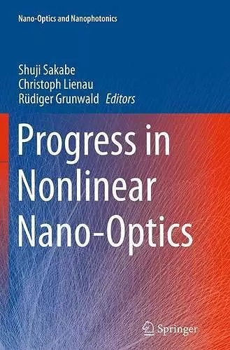 Progress in Nonlinear Nano-Optics cover