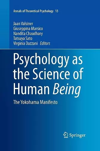 Psychology as the Science of Human Being cover