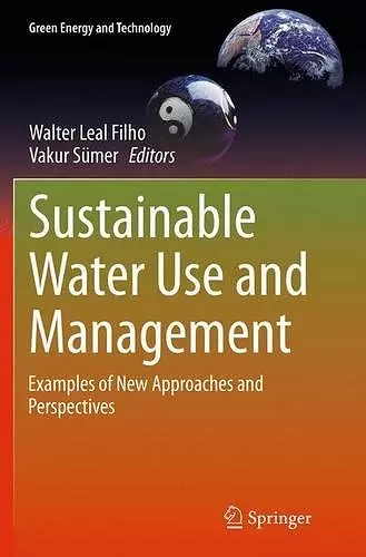 Sustainable Water Use and Management cover