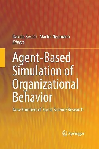 Agent-Based Simulation of Organizational Behavior cover