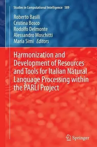 Harmonization and Development of Resources and Tools for Italian Natural Language Processing within the PARLI Project cover