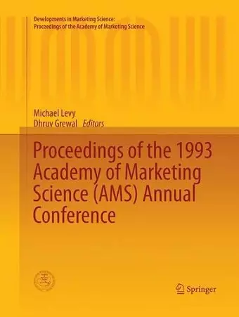 Proceedings of the 1993 Academy of Marketing Science (AMS) Annual Conference cover