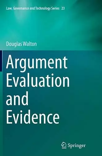 Argument Evaluation and Evidence cover