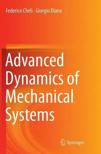 Advanced Dynamics of Mechanical Systems cover