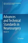 Advances and Technical Standards in Neurosurgery cover