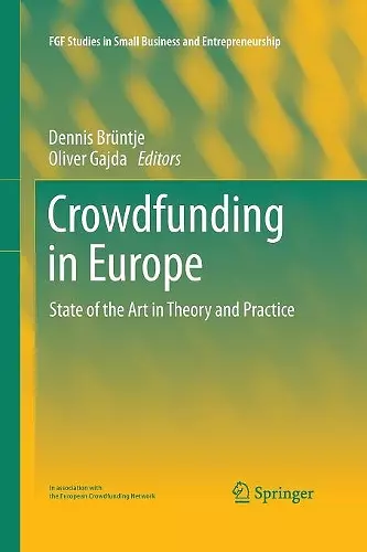 Crowdfunding in Europe cover