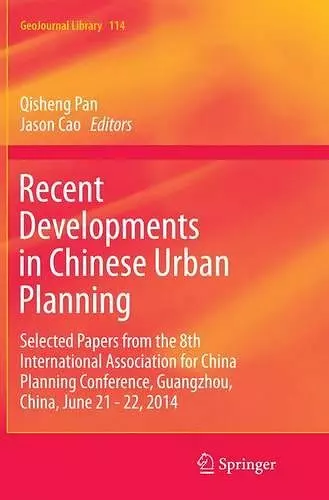 Recent Developments in Chinese Urban Planning cover