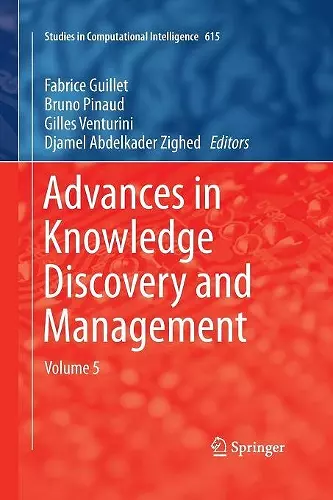 Advances in Knowledge Discovery and Management cover