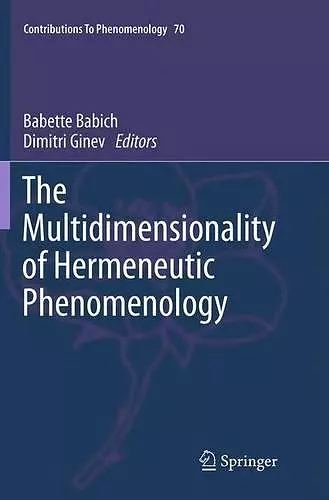 The Multidimensionality of Hermeneutic Phenomenology cover