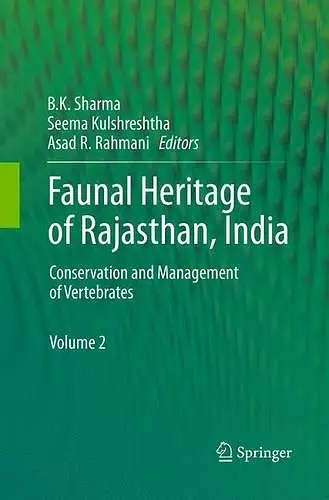 Faunal Heritage of Rajasthan, India cover